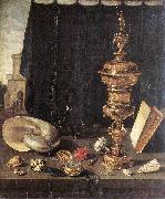 Still life with Great Golden Goblet Pieter Claesz